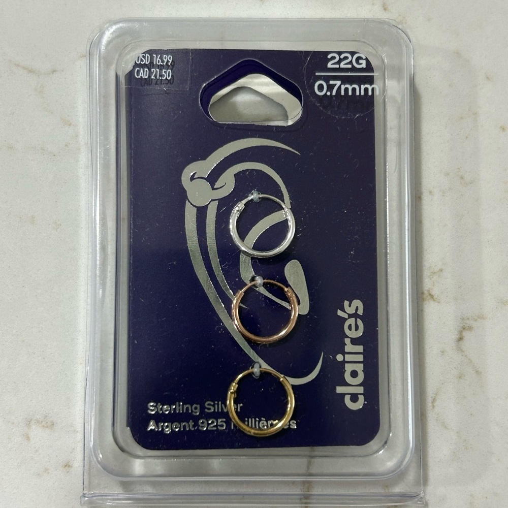 Claire's Cartilage Earrings Set